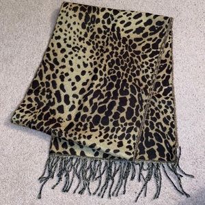 cheetah print scarf